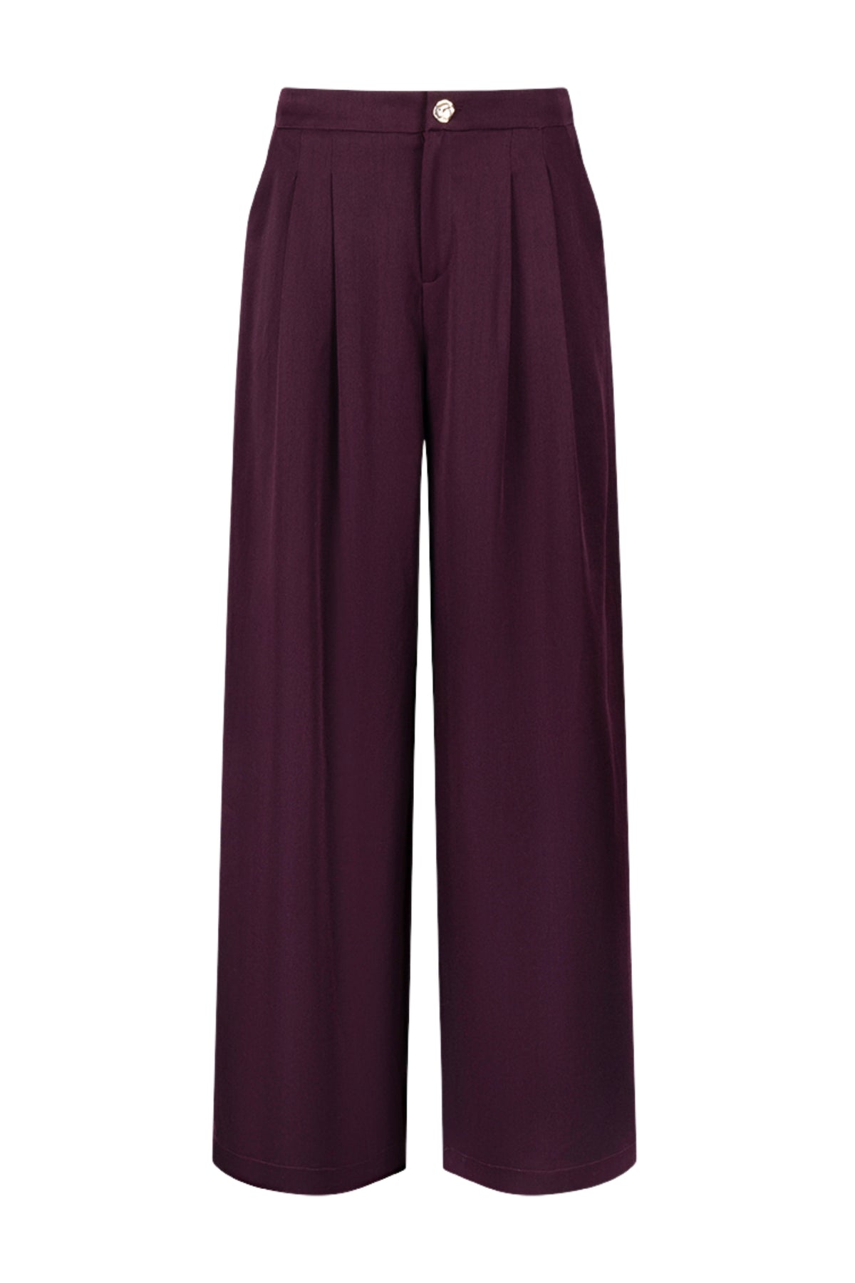 Nukus Bodine Cherry broek in een rode kleur, zichtbaar met een comfortabele pasvorm en stijlvolle details.