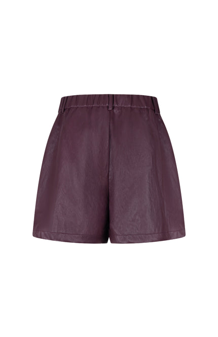 Short Dagmar PU Cherry NKF09069