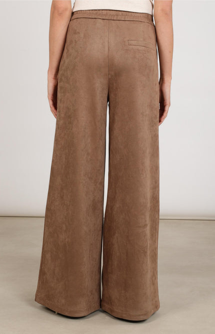 Broek Bodine Suede Taupe NKF09102