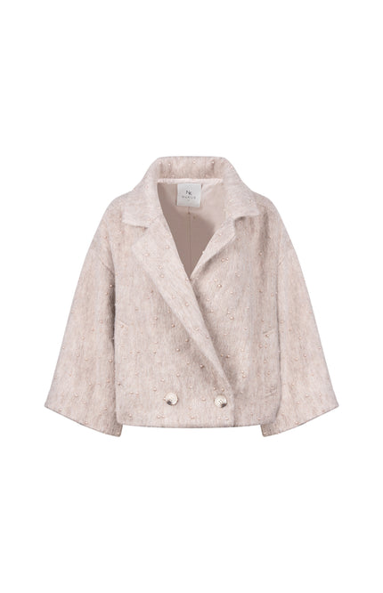Jacket Danique Pearls Sand NKF13149