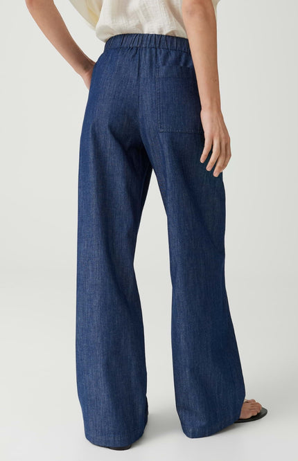 Broek Melane Line Mid Oxford Blue