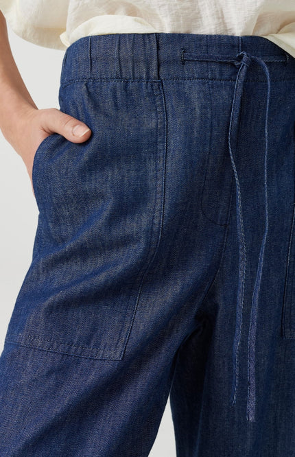 Broek Melane Line Mid Oxford Blue