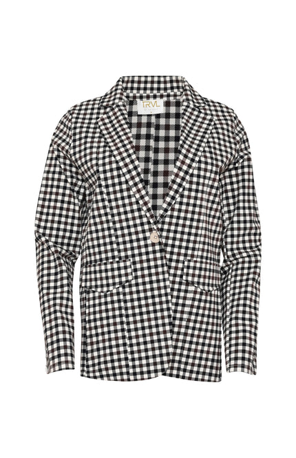 Travel Blazer Daisy Brown Check