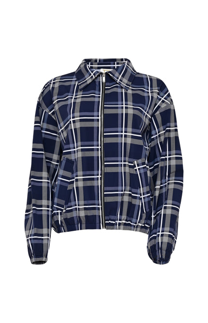 Travel Jacket Nara Blue Check