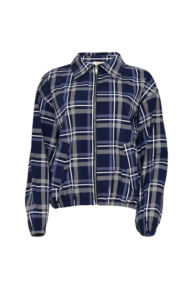 Travel Jacket Nara Blue Check
