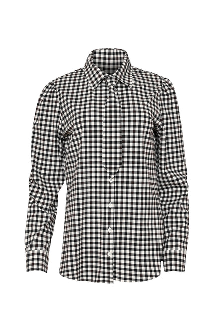 Travel Blouse Payette Brown Check