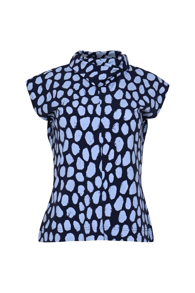 Travel Top Tokyo Dots Blue