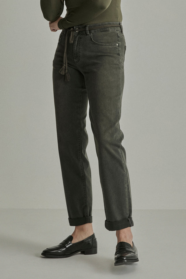 Broek Bobby Vintage Denim Green Smoke FW261127091 L30