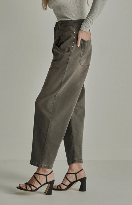 Broek Olivia Stud Vintage Denim Taupe FW261127448