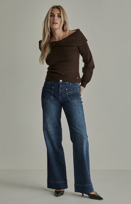 Broek Mira Pocket Drift Blue FW261266290 L32