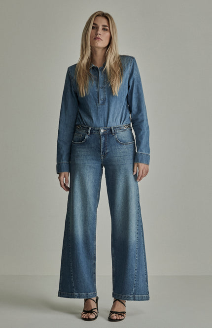 Broek Cloë Fancy Blue Reef FW261266427 L32