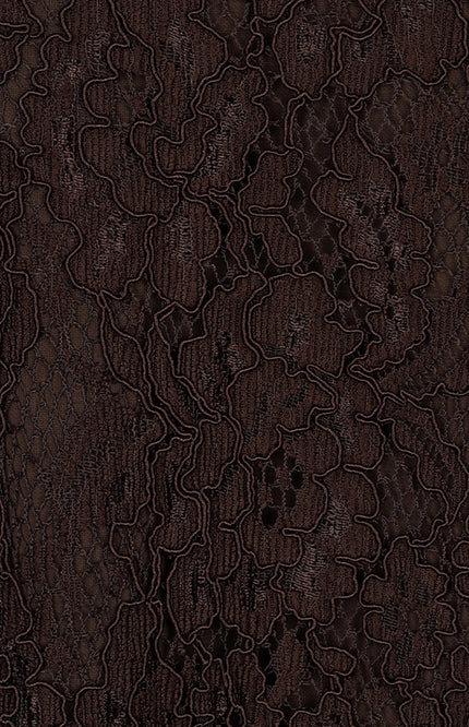 Sweater Modal Lace Cacao F26.05503