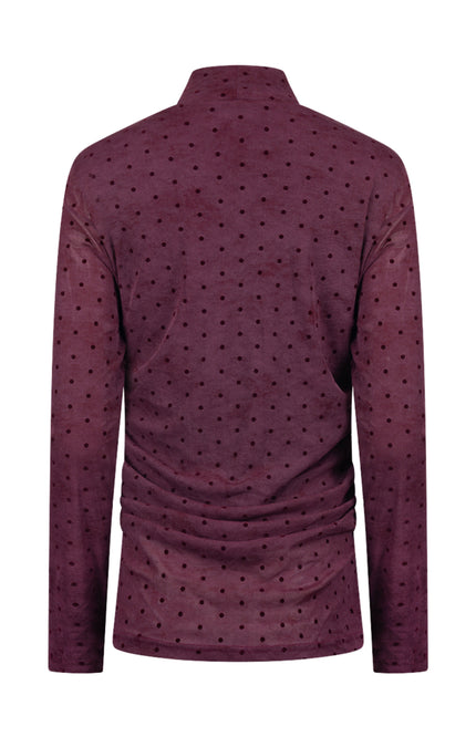 Top Gracie Dots Cherry NKF01097