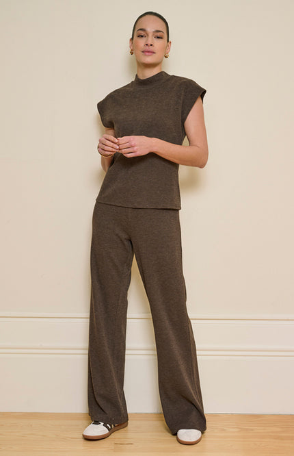 Broek Knit Cacao F26.07536
