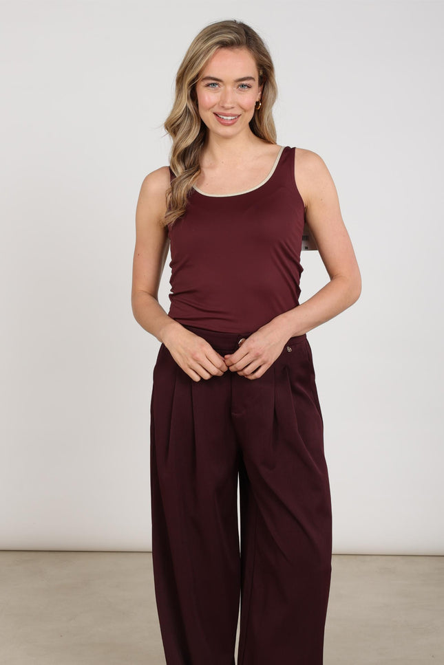 Singlet Juba Cherry Gold NKF01100