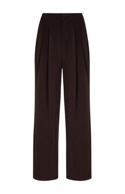 Broek Wide Leg Cacao F26.10502