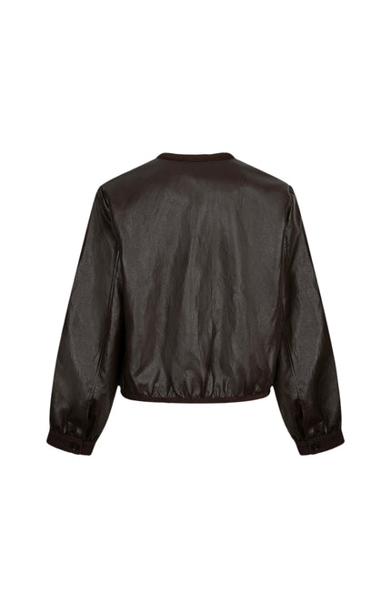 Jacket Short PU Crinkle Cacao F26.11512