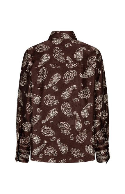 Blouse Bow Warm Print F26.14505