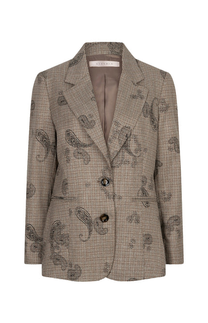 Blazer Paisley Check Print F26.17507
