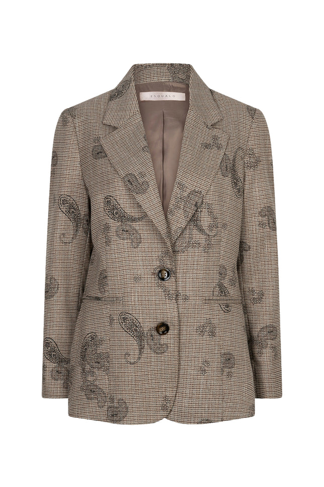 Blazer Paisley Check Print F26.17507