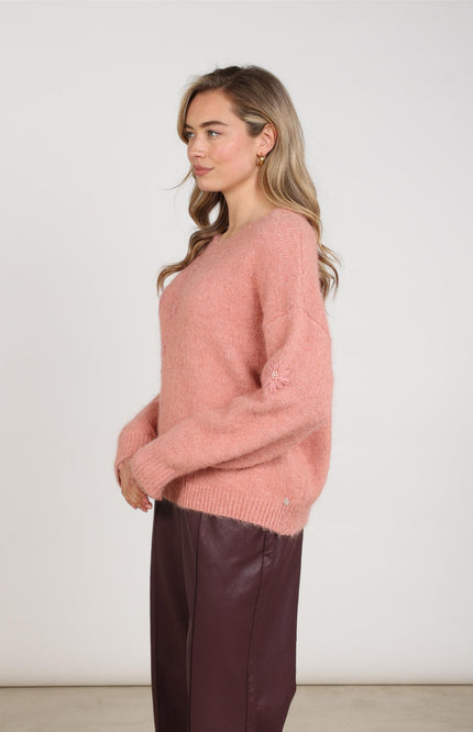 Trui Konstanza Flower Rose NKF03046