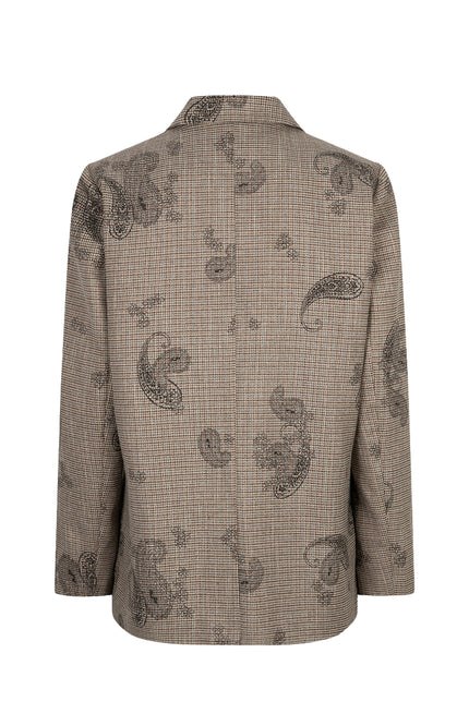 Blazer Paisley Check Print F26.17507