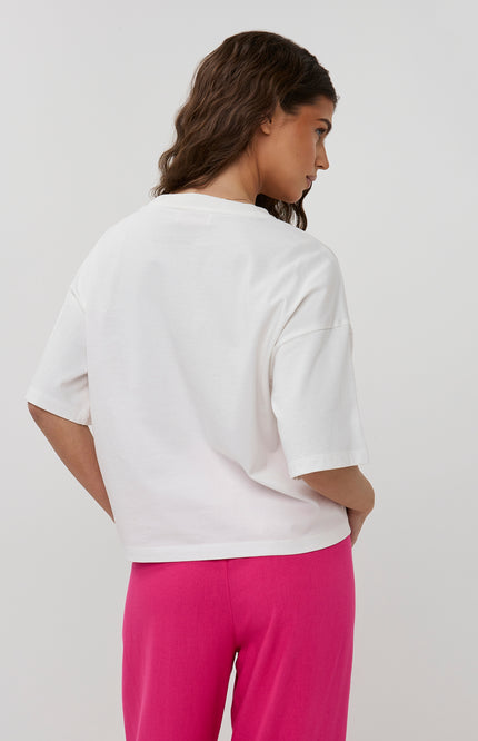 Studio Amaya T-shirt Fruits White Stretchshop.nl