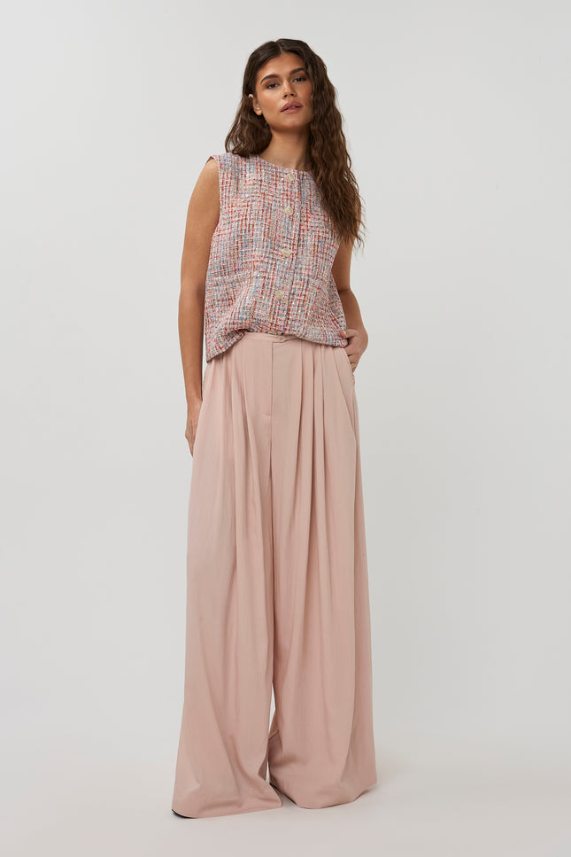 Studio Amaya Broek Lotus Light Pink Stretchshop.nl