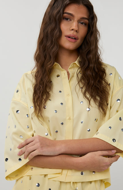 Studio Amaya Blouse Mara Yellow Stretchshop.nl