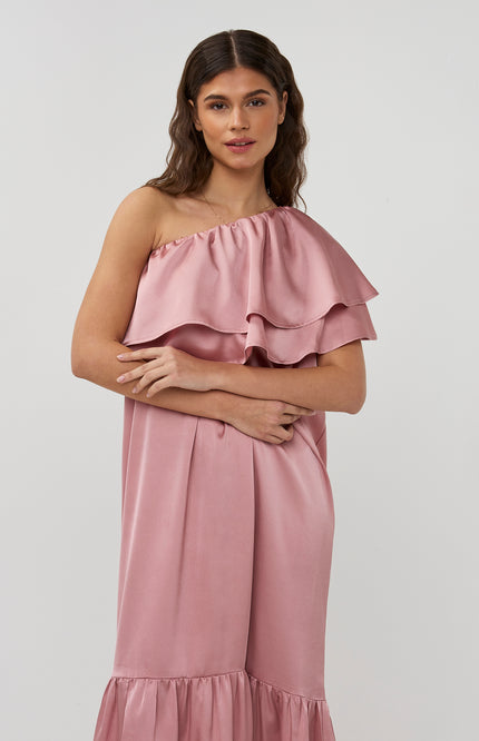 Studio Amaya Jurk Linne Light Pink Stretchshop.nl