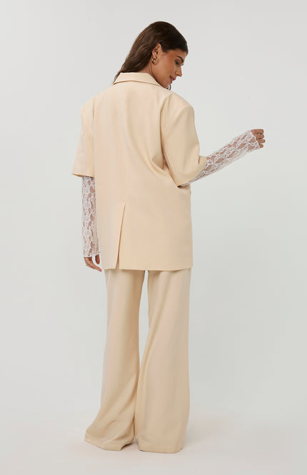 Studio Amaya Broek Jackie Beige Stretchshop.nl