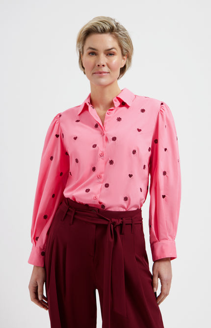 Blouse Andrea Bubblegum L30-701-3049