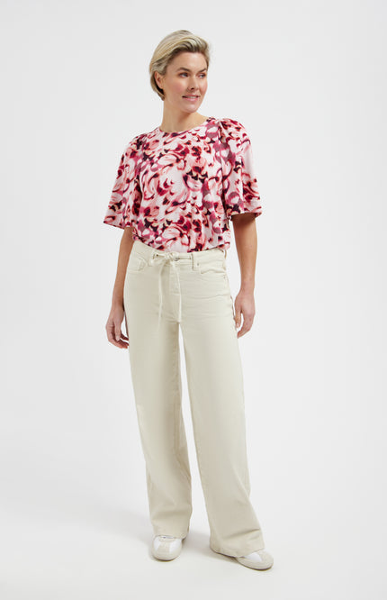 Travel Top Aston Morgan Print L24-280-3024