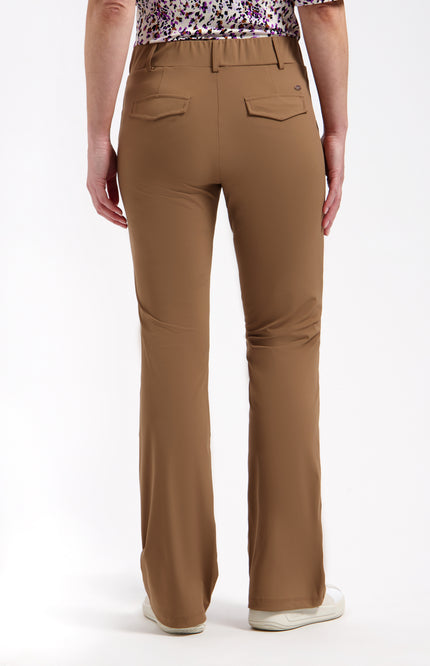 Lady Day Travel Broek Poppy Mocha L14-475-3106 Stretchshop.nl