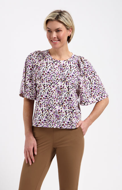 Lady Day Travel Top Aston Spirit Print L24-280-3130 Stretchshop.nl