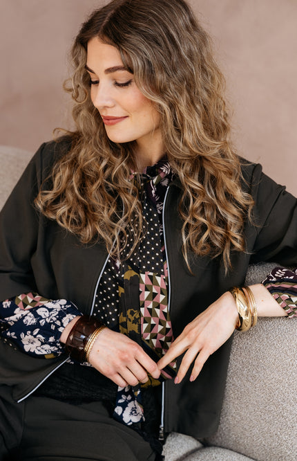 Jacket Ginni Dark Khaki JA177
