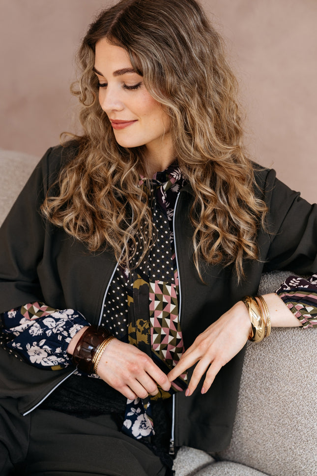 Jacket Ginni Dark Khaki JA177