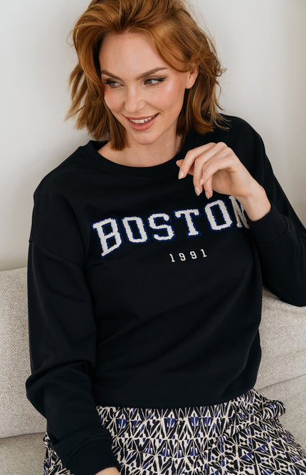 Trui Boston Navy SW125