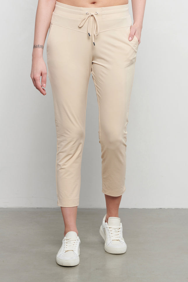 &Co woman Travel Broek Page 7/8 Sand PA146-2 Stretchshop.nl