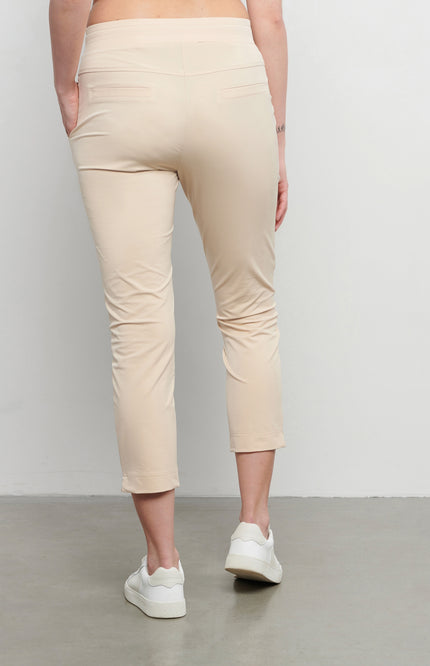 &Co woman Travel Broek Page 7/8 Sand PA146-2 Stretchshop.nl
