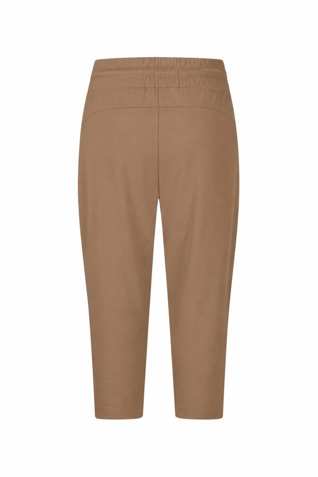 Zoso Travel Broek Capri Linda Summer Camel 262 Stretchshop.nl