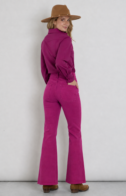 Jeans Firenze Magenta Purple 7411 L33