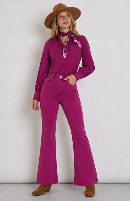 Jeans Firenze Magenta Purple 7411 L33