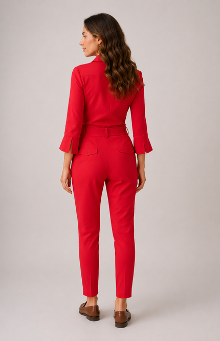 Travel Jumpsuit Red 202033