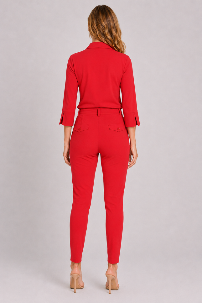 Travel Jumpsuit Red 202033