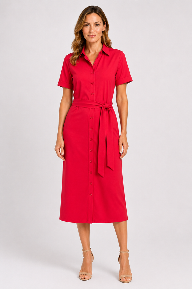 Travel Jurk Red 202079