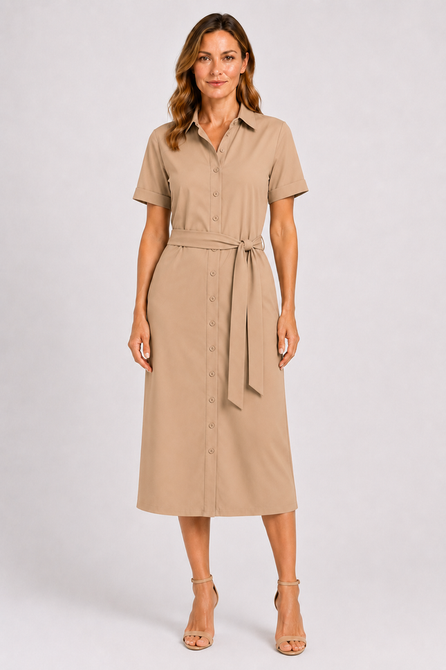 Travel Jurk Latte 202079