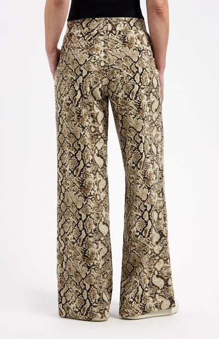Lady Day Travel Broek Mille Snake Print L14-380-3134 Stretchshop.nl