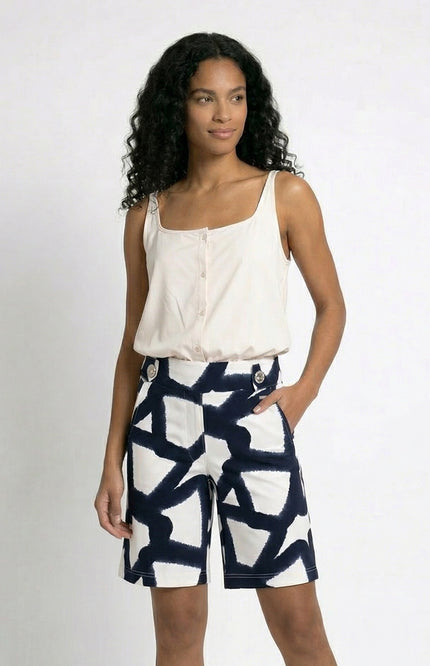 Maicazz Travel Short Cuba Cross Paint Stretchshop.nl