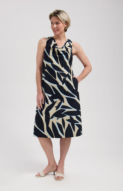 Lady Day Travel Jurk Elline Leya Print L36.380.3337 Stretchshop.nl